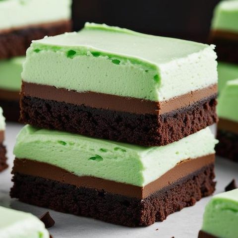 creme de menthe squares