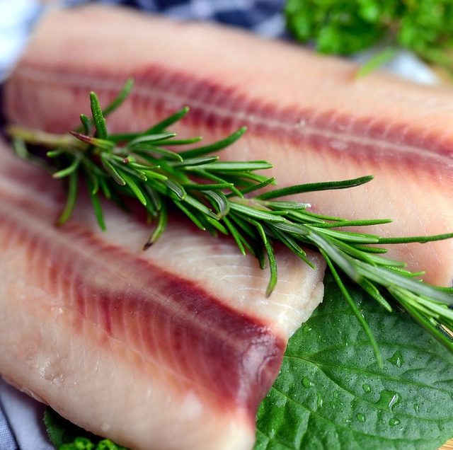 poached fish
