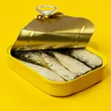 creamed sardines and eggs