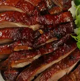 calvados glazed roast duck with apple sauce