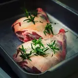 roasted leg of mutton