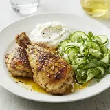 zaatar chicken with whipped feta