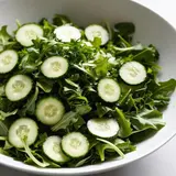 green salad with cucumber