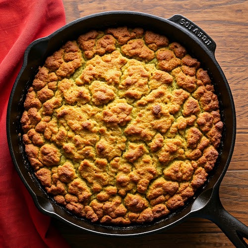 Cast Iron Cornbread Dressing