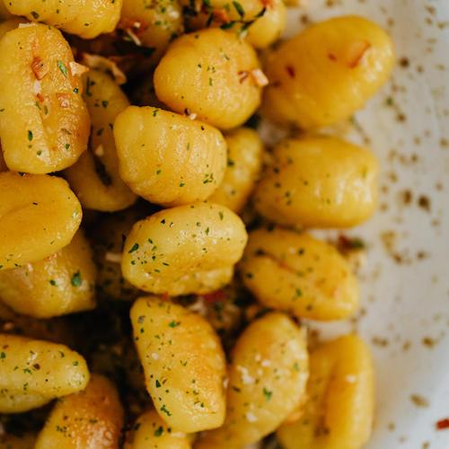 Sheet-Pan Gnocchi with Spicy Sausage and Broccoli Rabe